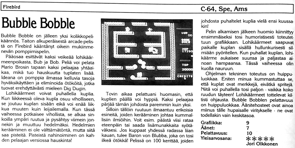 Bubble Bobble